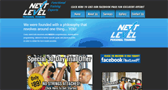 Desktop Screenshot of nextlevelptstudio.com
